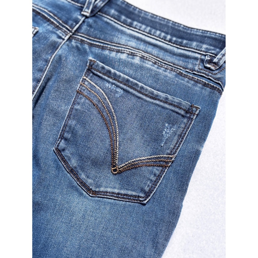 Democracy Ab solution High Rise Bootcut Jeans Medium Wash Blue Size 10 - Picture 2 of 13
